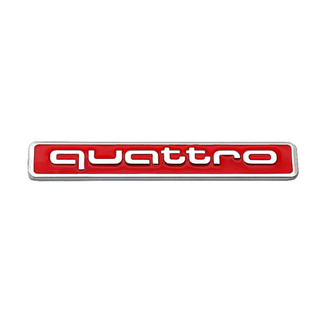 Metal Quattro Emblem